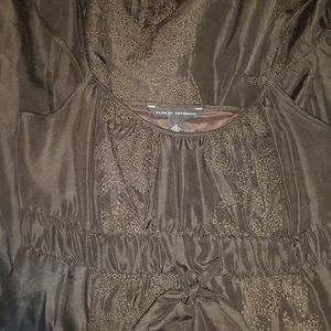 Banana Republic Espresso Silk Dress Size 0